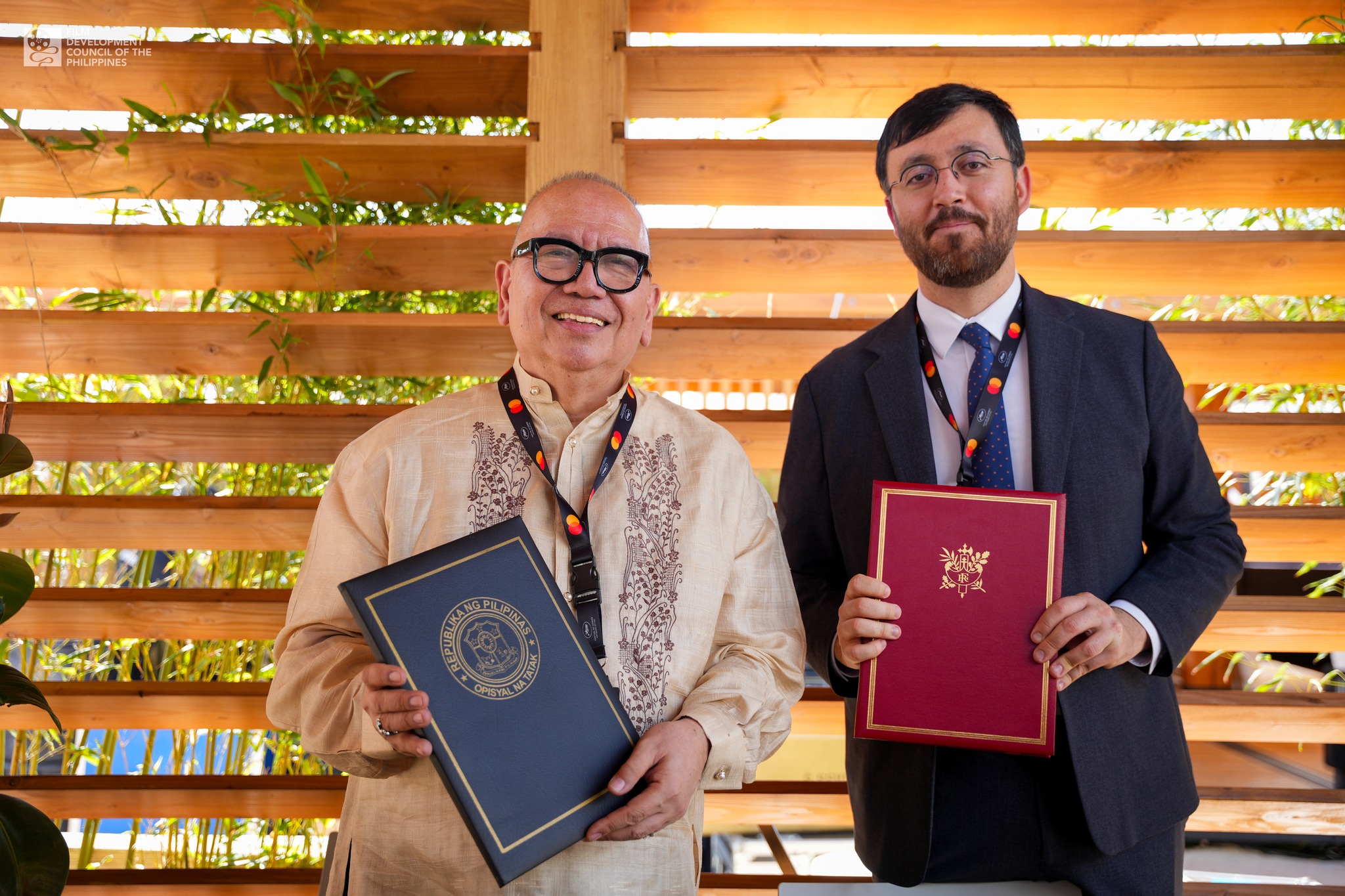 FDCP Chairman and CEO, Mr. Jose Javier Reyes and CNC President, Mr. Gaëtan Bruel